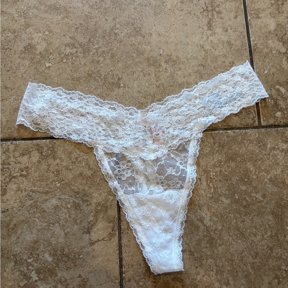 Victoria’s Secret “Bride” thong NEW XL